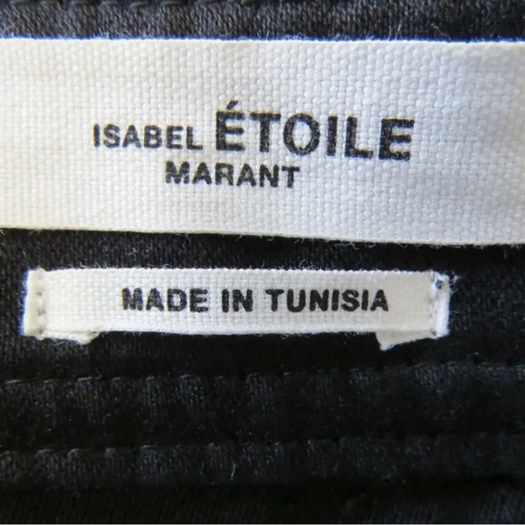 Designer ETOILE ISABEL MARANT black ruffled mini skirt women’s Sz 6 - Picture 2 of 7